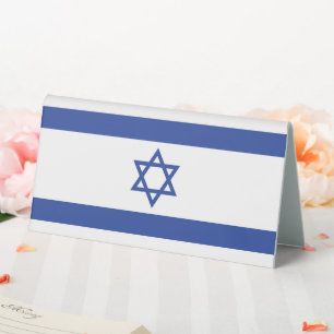 Staat der israelischen Flagge, Stern des jüdischen Tischaufsteller