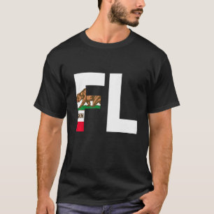 Staat der kalifornischen Flagge Florida FL Cities T-Shirt