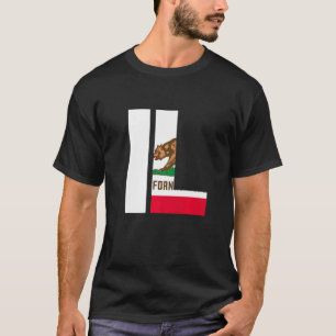 Staat der kalifornischen Flagge Illinois IL Cities T-Shirt