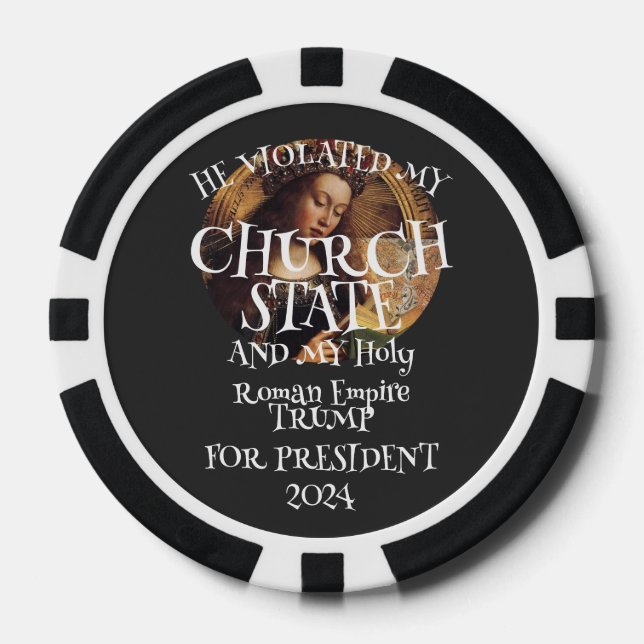 Staat der Kirche und Heiliges Römisches Reich Pokerchips (Vorderseite)