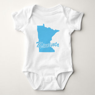 Staat der Minnesota-Form Baby Strampler