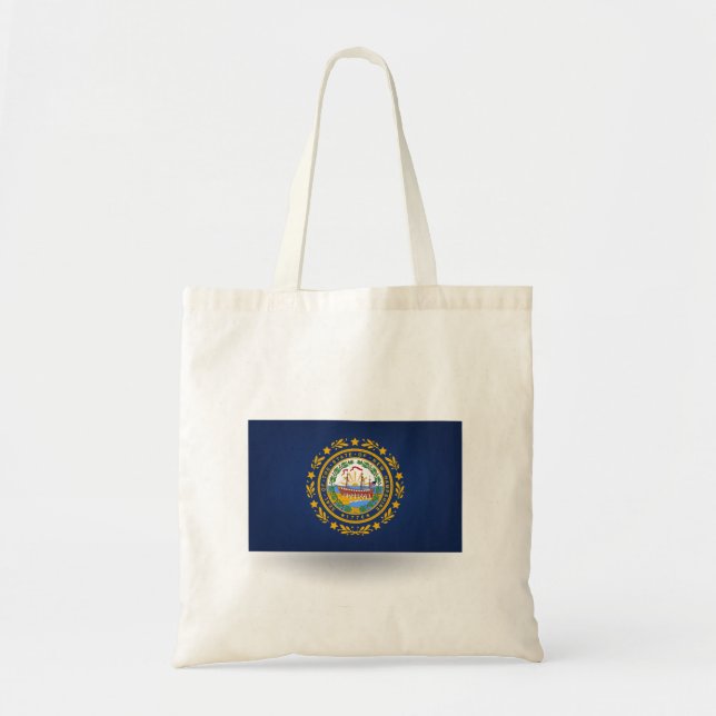 Staat der neuen Hampshire Flag Tote Bag Tragetasche (Vorne)