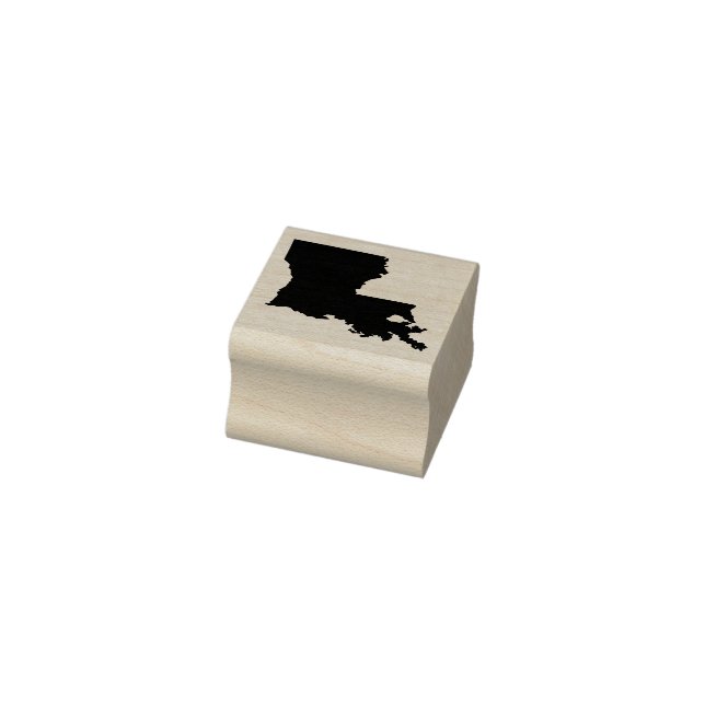 Staat der Silhouette Louisiana Gummistempel (Stempel)