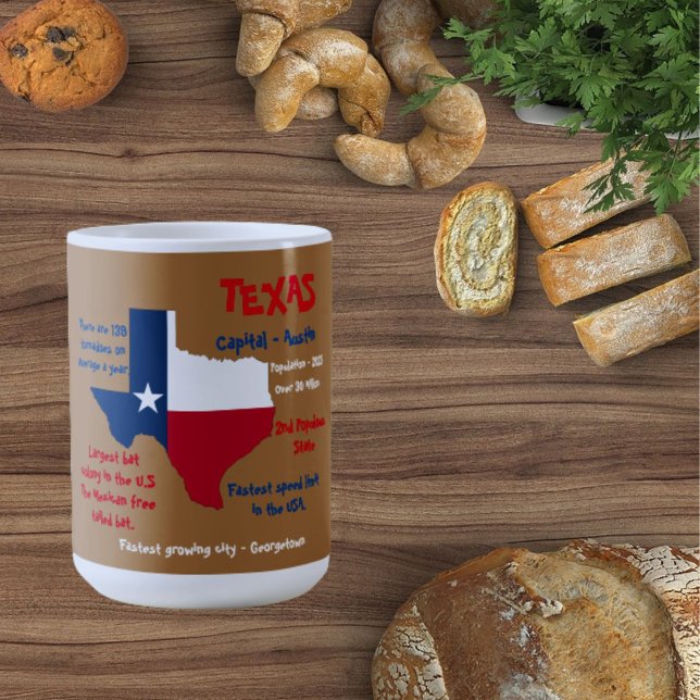 Staat der Tasse Texas Interessante Fakten (Von Creator hochgeladen)
