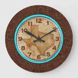 Staat der texanischen Rundlaufuhr Große Wanduhr