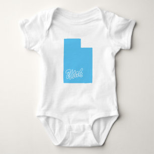 Staat der Utah-Form Baby Strampler