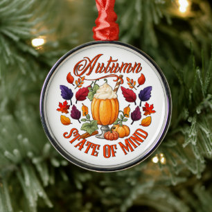 Staat des Geistes im Herbst Ornament Aus Metall