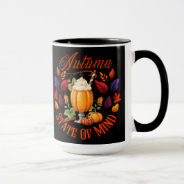 Staat des Geistesschwarzes Herbst Tasse