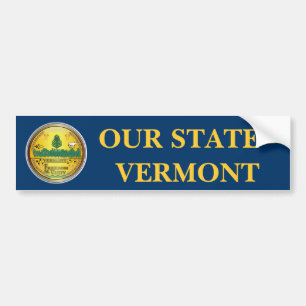 Staat des großen Siegels von Vermont Autoaufkleber