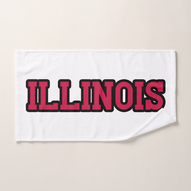 Staat des Illinois-Stolzes Handtuch (Handtuch)