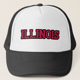 Staat des Illinois-Stolzes Truckerkappe