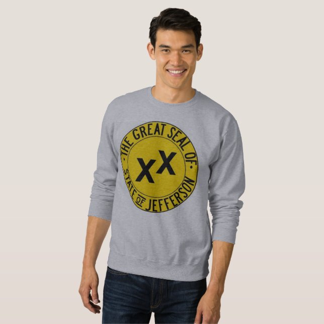 Staat des Jefferson-Schweiss-Shirts Sweatshirt (Vorne ganz)