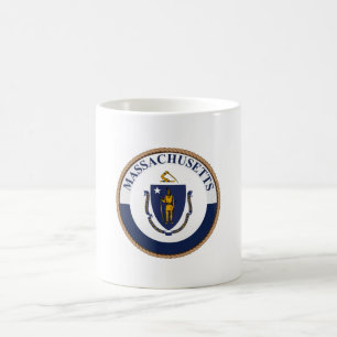 Staat des Massachusetts-Flaggen-Siegels Kaffeetasse