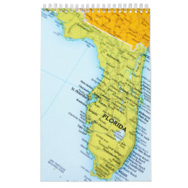Staat des Mauerkalenders Florida Kalender