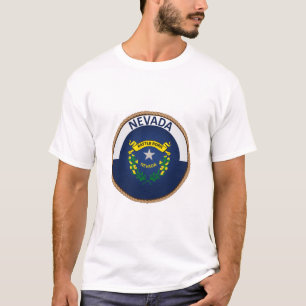 Staat des Nevada Flag Siegel T - Shirt