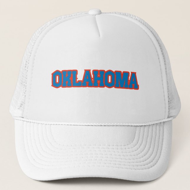 Staat des Oklahoma-Stolzes Truckerkappe (Vorderseite)