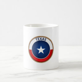 Staat des Siegels Texas Flag Kaffeetasse