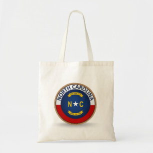 Staat des Siegels "Tote Tag" von North Carolina Tragetasche