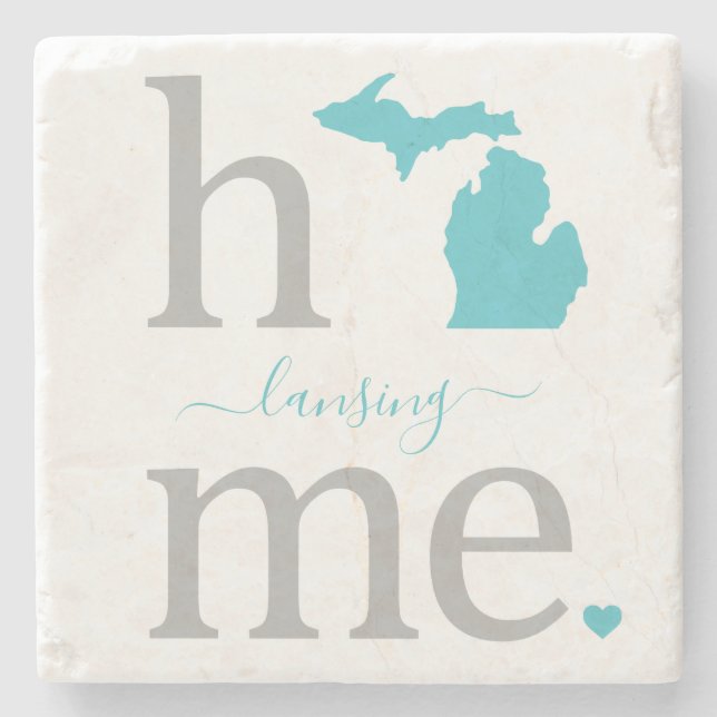 Staat des Untersetzer Michigan Stone (Vorderseite)