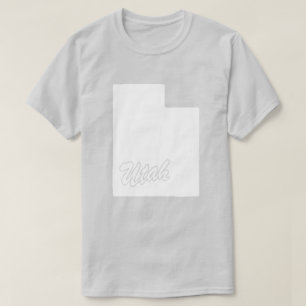 Staat des Utah-Shape-T - Shirt