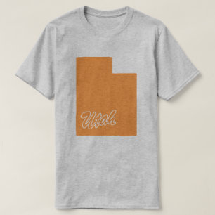 Staat des Utah-Shape-T - Shirt