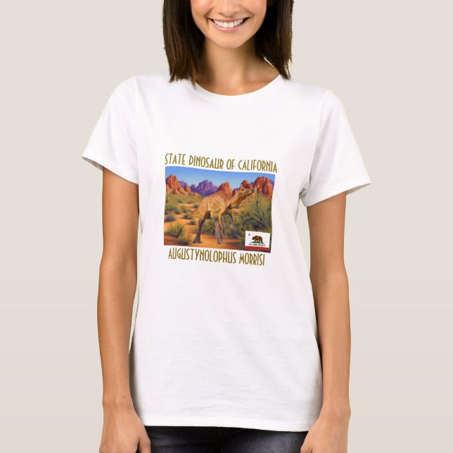 Staat Dinosaurier des kalifornischen T - Shirt (Vorderseite)