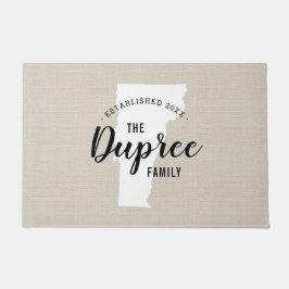 Staat Doormat der Familie Vermont Fußmatte