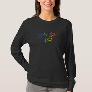 Staat Fluid Rainbow Gender Neutraler Stolz an T-Shirt