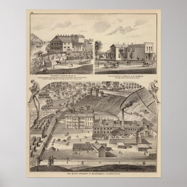 Staat Gefängnis von Minnesota Poster (Vorne)
