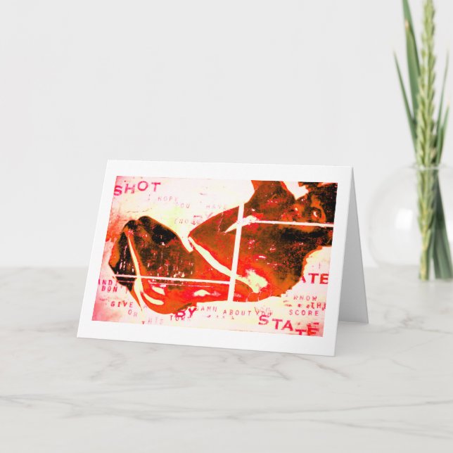 Staat-Gemälde Feiertagskarte (Vorderseite)