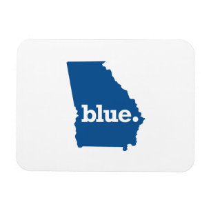 STAAT GEORGIEN BLAU MAGNET
