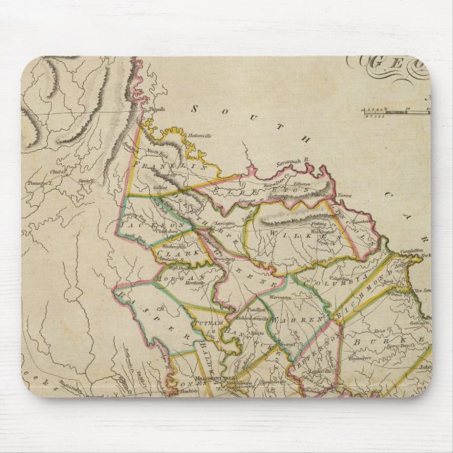 Staat Georgiens Mousepad (Vorne)
