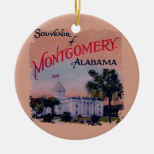 Staat Hauptstadt Alabama Keramikornament