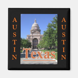 Staat Hauptstadt Gebäude, Austin, Texas Magnet