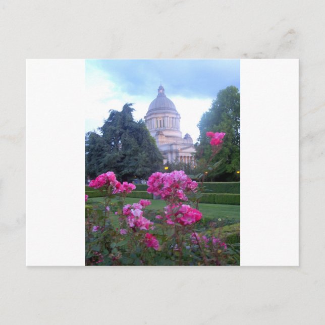 Staat Hauptstadt Gebäude in Olympia, WA Postkarte (Vorderseite)