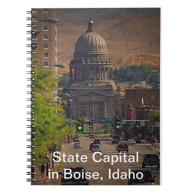Staat Hauptstadt in Boise, Idaho Notizblock (Vorderseite)