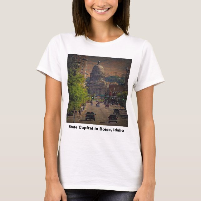 Staat Hauptstadt in Boise, Idaho T-Shirt (Vorderseite)