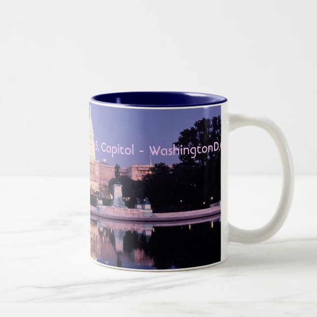 Staat-Hauptstadt Zweifarbige Tasse (Rechts)