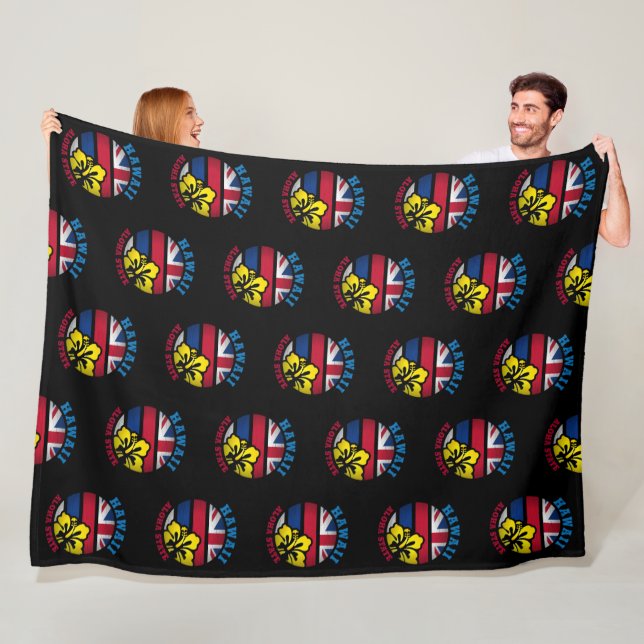 STAAT HAWAII ALOHA FLEECEDECKE (Beispiel)