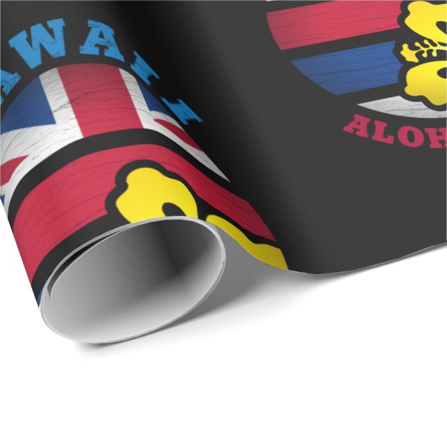 STAAT HAWAII ALOHA GESCHENKPAPIER (Rolleneckpunkt)