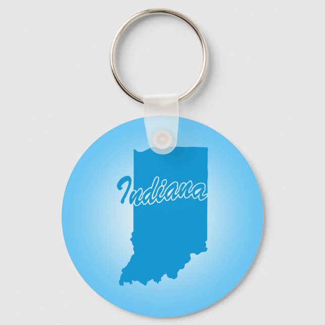 Staat Indiana Schlüsselanhänger (Vorderseite)