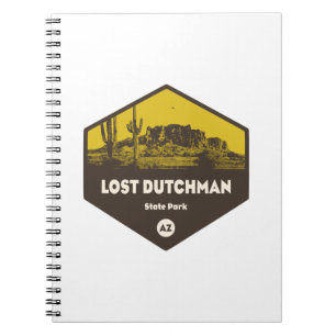 Staat Lost Dutchman Park Arizona Notizblock
