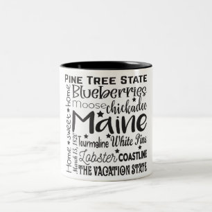 Staat/Maine Zweifarbige Tasse