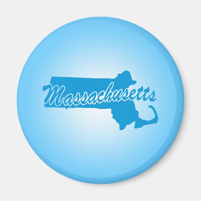 Staat Massachusetts Magnet (Vorne)