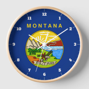 STAAT MONTANA FLAG UHR
