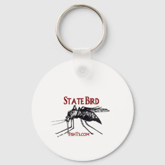 Staat Name-Staat-Vogel hinzufügen Schlüsselanhänger