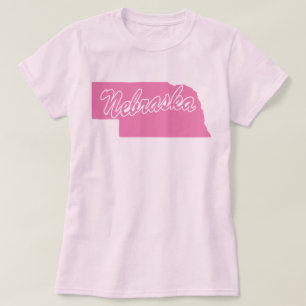 Staat Nebraska Form T - Shirt