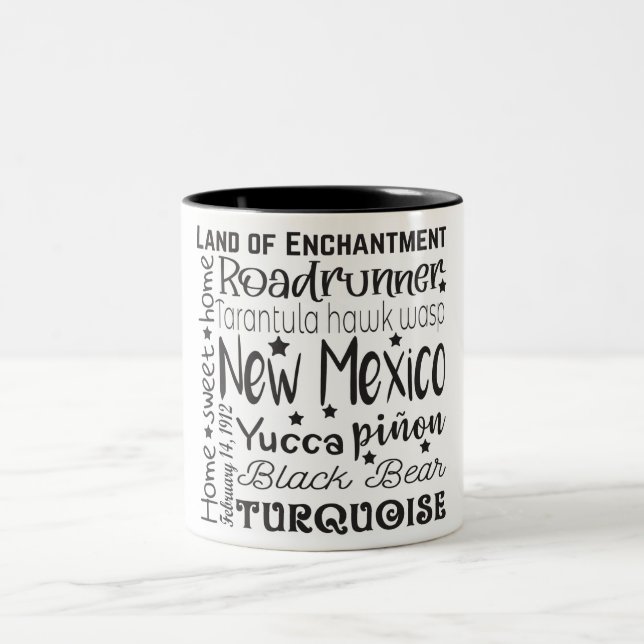 Staat/New Mexiko Zweifarbige Tasse (Mittel)