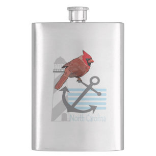 Staat nördlich von Carolina vogel, Leuchtturm Flachmann
