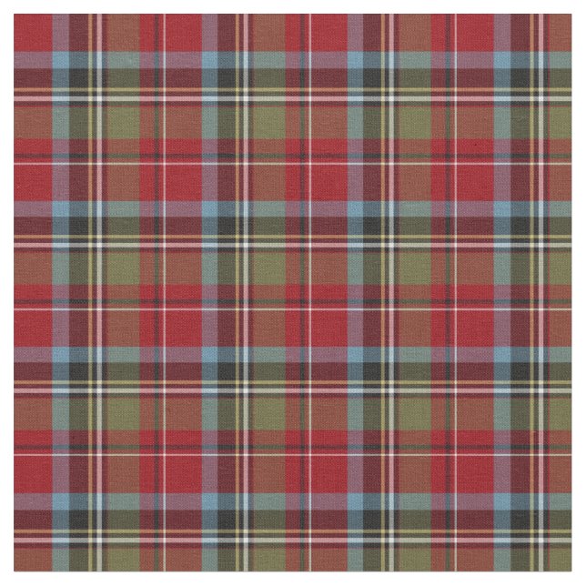 Staat North Carolina Tartan Stoff (Nahaufnahme)